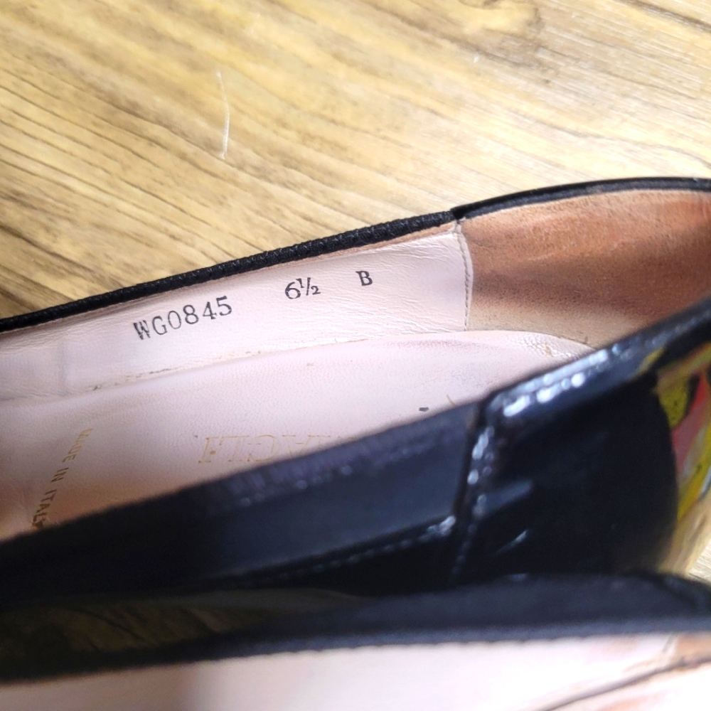 Bruno Magli vintage black patent leather heels Women's Size 6.5 - Picture 6 of 6